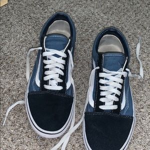 Vans Old Skool black and blue